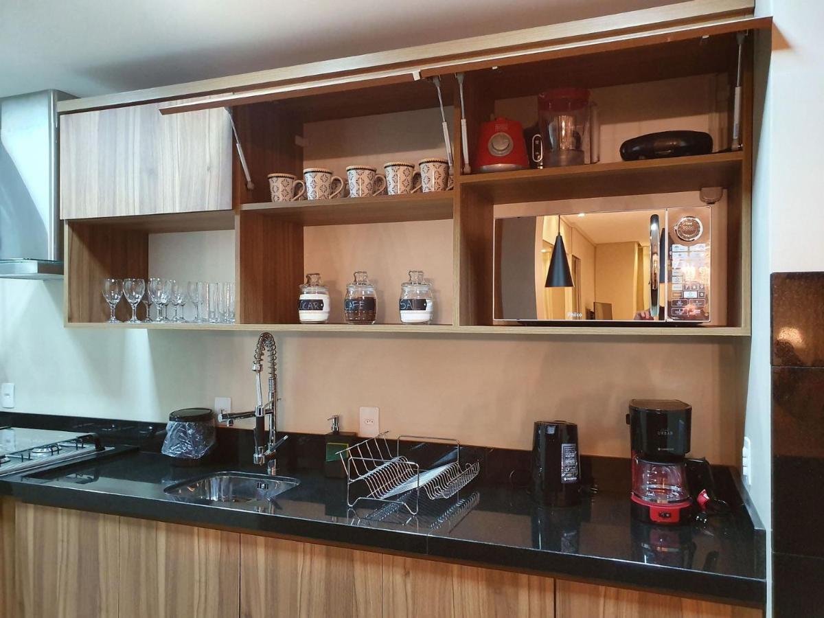 Apto Luxo 800M R. Coberta | 2 Suites | Mobiliado Gramado Kültér fotó